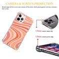 thumbnail image 3 of Peachy Swirl Case Compatible with iPhone 12 Pro Max,Unique Art Design TPU Shock-proof Full Cover, 3 of 5