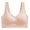 Beige, variant on Padded Bras for Women Women's Blissful Benefits Underarm-Smoothing with Seamless Stretch Wireless Lightly Lined Comfort Bra Black Large