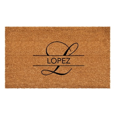 Calloway Mills 110892436 Lopez Personalized Doormat 24" x 36"