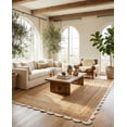 thumbnail image 3 of Sivi 9 x 12 Feet Handmade Scallop Braided Jute Rug - Natural Jute Area Rug, 3 of 15
