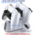 thumbnail image 6 of JIAHAOO Dual Controller Charger for PS5 LED Charging Station Fast Charging Dock for DualSense Gamepads White, 6 of 8