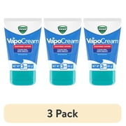 (3 pack) Vicks VapoCream, Non-Greasy Moisturizing Cream, Non-Medicated, 3.0 oz