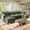 Green, variant on BedLuxury 140" Modular Sectional Sofa with Corner Seat and Movable Ottoman, Deep Seat Cloud Couch,9-Seat Living Room Set, Grey