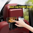 thumbnail image 4 of Car Rear Backseat Multifunctional Drink Cup Holder Organizers with Phone Holder & Bag Hook for Car Seat Back, 4 of 8