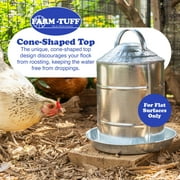 Galvanized Poultry Fountain 2 Gallon
