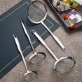 thumbnail image 4 of Kitchen Food Strainers Oil-Filter, Cooking Skimmer Slotted Ladle, Stainless Steel Colander with Handle for Draining and Frying Strainer(1pc), 4 of 5