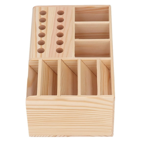 Repair Tool Organizer, Synthetic Wood Classified Storage Smoothly Edges Tool Parts Box For Home