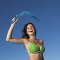 thumbnail image 3 of Boomerangs Design Structure Simple Bleu en Forme de V 2 Pcs 14.2x5.5in, 3 of 6