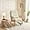 Beige, variant on Nursery Rocking Chair Removable Glider Rocker High Backrest Rocking Armchair Mid-Century Accent Chair with Lumber Pillow for Bedroom, Living Room, Nursery, Beige