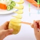 thumbnail image 5 of Espiralizador de 2 piezas para verduras - Cortador de rábano de patata, cortador y triturador de rollos de fruta con 3 hojas, herramienta de cocina ABS para zanahorias de pepino, 5 of 5