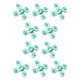 thumbnail image 2 of Bewildely Adultos Portable Fingertip Spinning Giroscopio Oficina Escuela Alivio de presión Adorable Gyro Portable Descompresión Juguete 4 cabezas verde 10piezas, 2 of 6