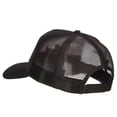 thumbnail image 3 of Thin Blue Line USA Flag Patched Mesh Cap - Black OSFM, 3 of 5