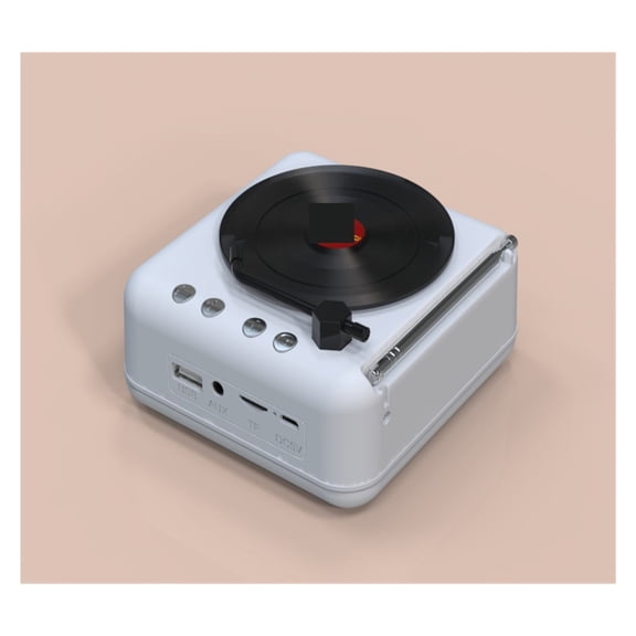 Atomic vinyl record speaker creative vintage phonograph stereo radio gift ,Easy to Use