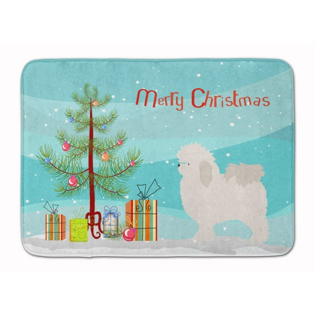 Carolines Treasures BB8471RUG Bolognese Christmas Machine Washable Memory Foam Mat