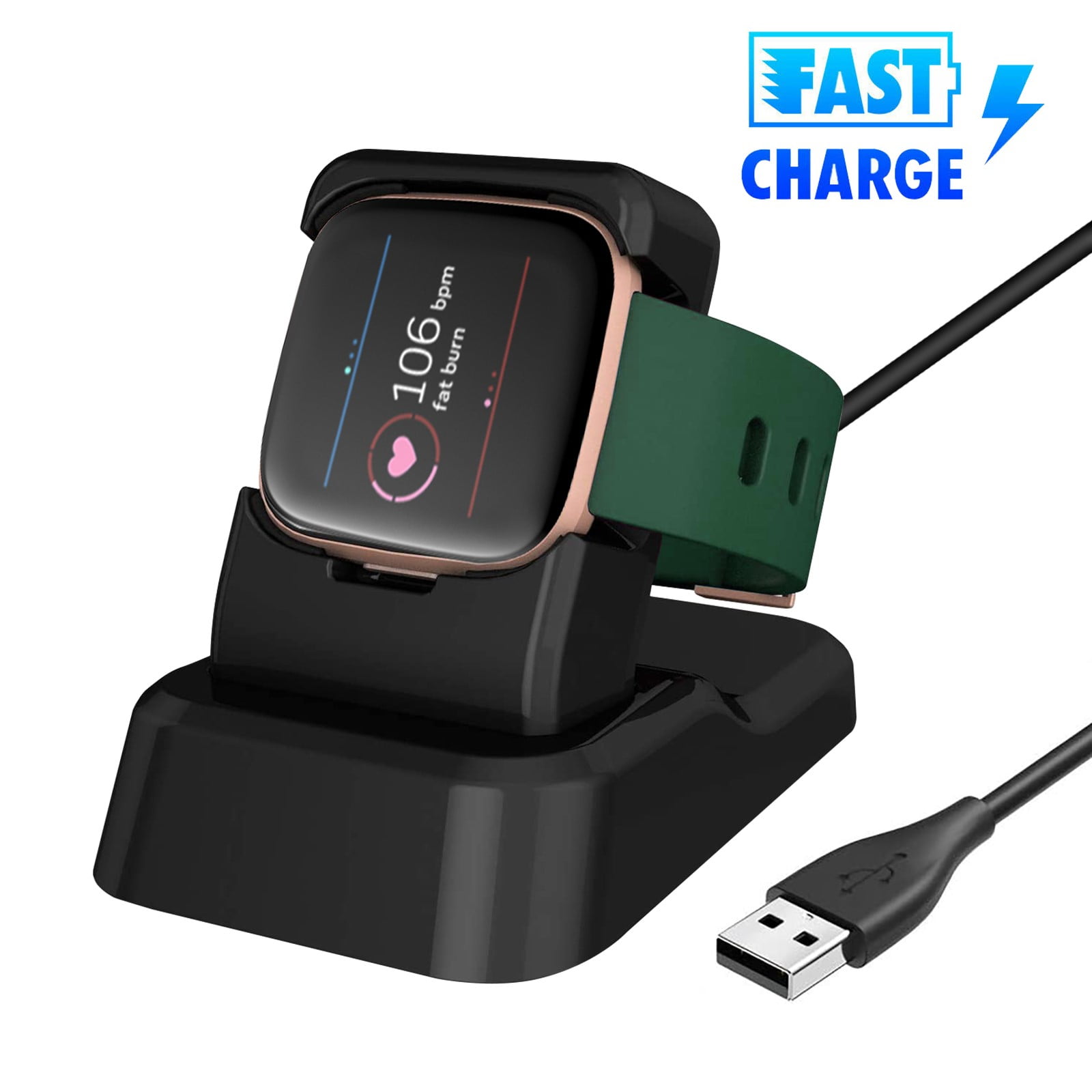 Lite Smartwatch USB Ladekabel Station Stand 1M Für  Versa 2 