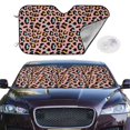 thumbnail image 2 of Balery Leopard Print Car Windshield Sun Shade,Windshield Sunshade for Car Pickup Truck SUV Accessories-Small, 2 of 7