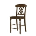 thumbnail image 3 of ACME Dylan Wooden Counter Height Chairs in Walnut Set of 2, 3 of 7
