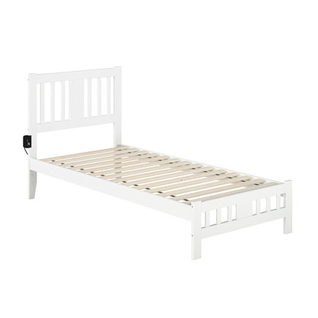 UPC: 0782219229624 | AFI Tahoe Twin Extra Long Bed with Footboard in White