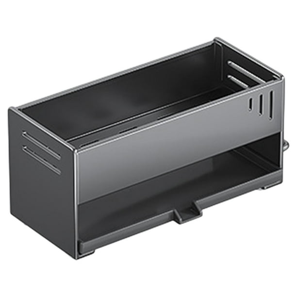 Soporte de esponja para fregadero de la cocina Gadgets de soporte de esponja con bandeja de desagüe extraíble jabón de jabón de la esponja organizador Un estante de toalla sin toallas