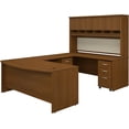 thumbnail image 2 of Bush Furniture Series C 72 in. Bow Front U Shaped Desk with Hutch, 2 of 7