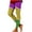 Multicolor#3, variant on DDAPJ pyju Mardi Gras Leggings for Women Trendy Print Elastic High Waisted Yoga Pants Carnival Party Tights Color Block Casual Skinny Pants Multicolor#1 XL