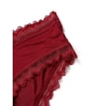 thumbnail image 4 of Attraco Women Briefs Mid Waist Lace Solid Color Cotton Underwear Pack of 4 Size M, 4 of 8