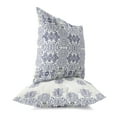 thumbnail image 4 of Elegant Twirls Throw Pillow with Removable Cover in White 18x18, 4 of 5