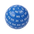 thumbnail image 2 of lionlar 2Pcs Acrylic 100 Sided Polyhedral for Board Game Blue Green, 2 of 7