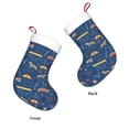 thumbnail image 6 of Cauagu French Bulldog Dog In Beret for Christmas Stockings,1-Pack Large Xmas Stocking Holiday and Farmhouse Stocking Fit for Christmas Holiday Party Decoration(17.7*11 Inch), 6 of 7