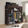 thumbnail image 2 of Closet Armable Ropero Armario Organizador 205x45x170cm Color Café Blick, 2 of 9