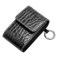 thumbnail image 1 of Estuche de cuero para oxímetro portátil, bolsa de almacenamiento, estuche protector (negro), 1 of 8