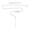 thumbnail image 3 of 4pcs Sparkling Necklace Simple Glitter Choker Clavicle Rope Chain Shiny Metal Necklace Prom Party Jewelry For Women Parties Dress, 3 of 3