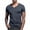Dark Gray, variant on Summer Men's T-Shirts Solid Color V-Neck Short Sleeve Tops for Men Daily Casual Wear Dates Weekend Trips and Summer Gatherings