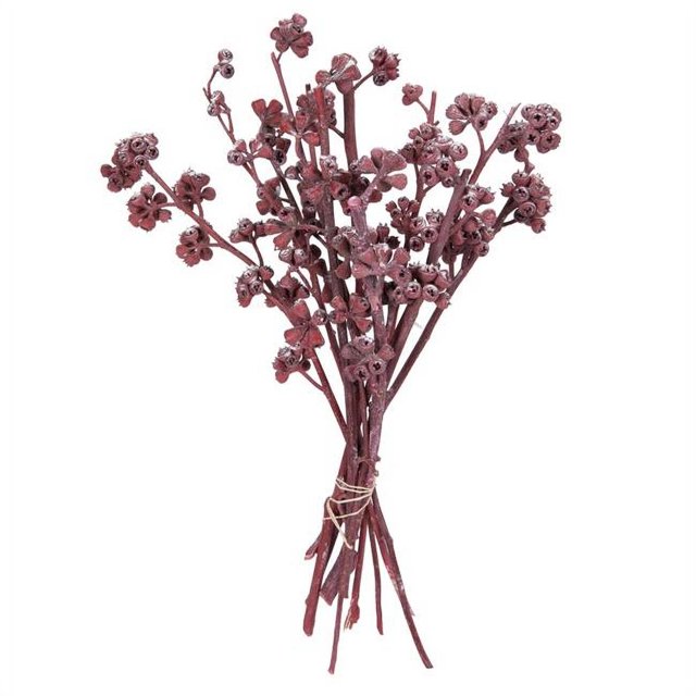 Vickerman H1RGM475 13 x 1-3 Po Branche Givrée&44; Rouge - 14 Pièces