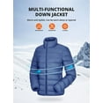 thumbnail image 2 of CAMEL Women's Puffer Jacket Lightweight Packable Down Coat Womens Winter Jackets Blue, 2 of 7