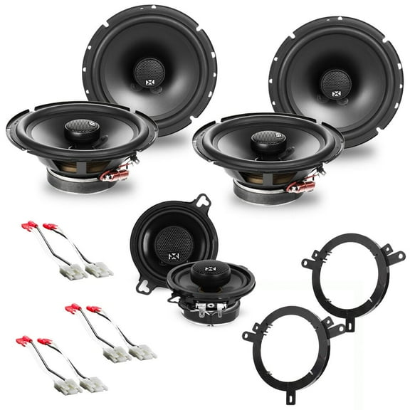 NVX Factory Speaker Replacement Pack for 1996-1998 Jeep Grand Cherokee 6.5" & 3.5" Coaxial Speakers