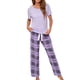 thumbnail image 3 of Conjunto de ropa de dormir de manga corta, pijama de manga corta para mujer, conjunto de ropa de dormir de manga corta, conjunto de ropa de dormir optimizado para la excelencia, 3 of 6