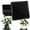 Black, variant on GIXUSIL 10 Pcs 9 x 9 Inch White Square Plant Saucer, Plastic Plant Saucer Drip Tray, Square Flower Pot Tray for Indoors and Outdoor Plant Pots, 1.26 Inch Deep