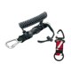 thumbnail image 2 of Cordón de buceo con clip de buceo y hebilla de liberación rápida, cuerda profesional para apnea. negro, 2 of 9