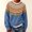 Blue5, variant on Crew Neck Sweater for Women Sweatshirts No Hood Oversized Nordic Sweaters Fall Fashion Outfits Old money sweater Christmas Cable knit Soft Basic Pullover Loose Fit Long Sleeve Tops