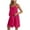 Hot Pink, variant on Diufon Maternity Dresses Sleeveless Adjustable Spaghetti Straps Summer Casual Flowy Dress for Baby Shower