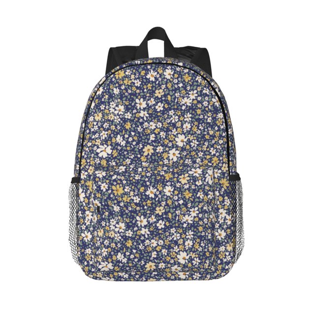 Easygdp Daisies Flowers Mochila Ligera de 15 Pulgadas para Estudiantes, Mochila Cómoda para la Escuela y Viajes, Correas Ajustables
