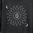 thumbnail image 3 of Instant Message - Celestial Flower Affirmation - Women's Lightweight French Terry Long Sleeve Shirt, 3 of 6