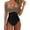Black Lepoard, variant on S-2XL Leopard Print Halter One-Piece Swimsuit - Tummy Control Ruched V-Neck Bathing Suit for Women Swimsuit