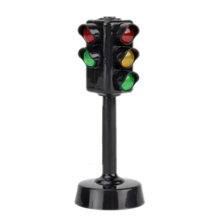 

Traffic Light Lamp with Base - Mini Stop Light Lamp Blinking - Decoration for Kids Bedrooms or themed Parties