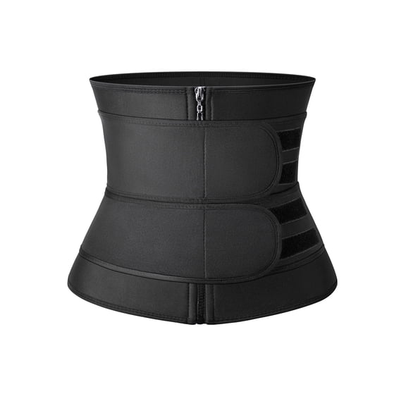 COMFREE Plus Size Neoprene Sauna Waist Trainer Corset Sweat Belt for Women burn Calorie Workout Compression