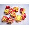 thumbnail image 2 of Chessex Chessex Dice Sets: Gemini Red & Yellow With White - Ten Sided Die D10 Set (10) Game_Dice, 2 of 2