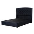 thumbnail image 1 of Box Base cama Matrimonial + Cabecera Sitka Azul, 1 of 6