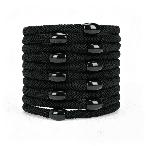10PCS Elastic Hair Tie for Women Girls, Strong Hold Braided Ponytail ...