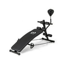 Barara King Adjustable Decline Sit Up Bench for Exercise for Home Gym with Speed Ball and 2 Resistance Bands